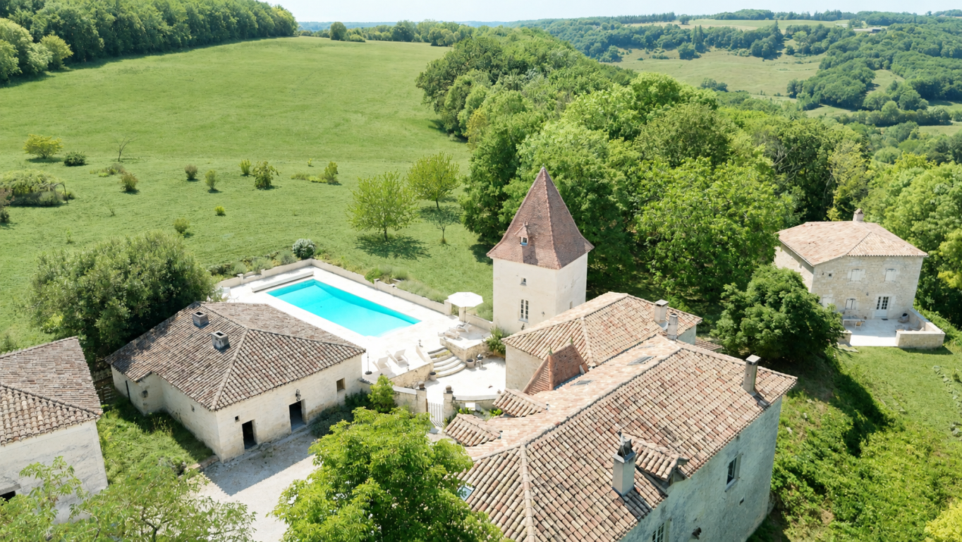 manoir 12 Pièces en vente sur ROQUECOR (82150) - Plus de details